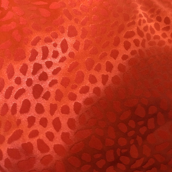Nasty Gal Orange Leopard Print Satin Dress Size 6US /10 U.K. - Picture 15 of 16